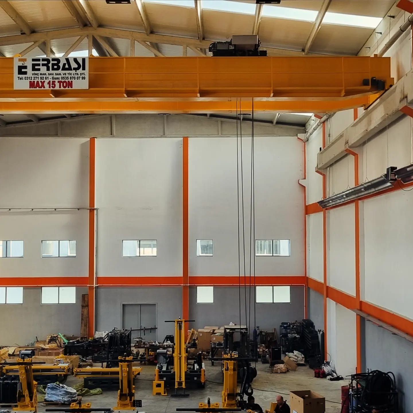 Çelik Konstrüksiyon - Erbaşı Vinç Üretimi