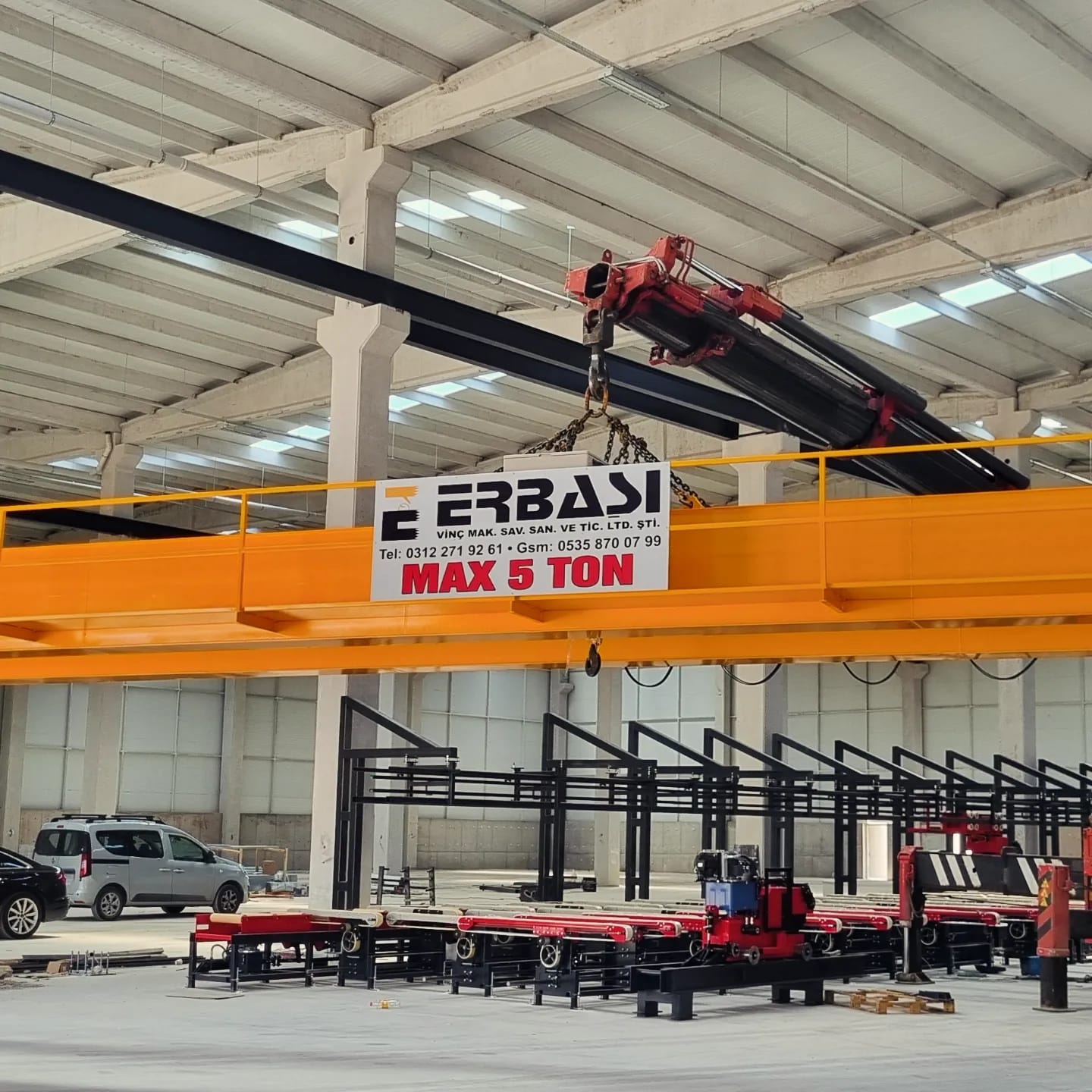 Tek Kiriş Vinç Sistemi - Erbaşı Vinç Üretimi